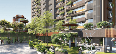 Image of 2745 Sq.ft 3 BHK Apartment / Flat for sale in Vrundavan Elysia, Raysan, Gandhinagar for Rs. 14000000