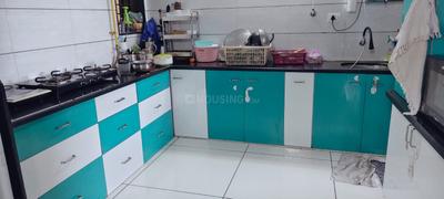 Kitchen Image of 1100 Sq.ft 3 BHK Apartment / Flat for sale in Shiv Devashish Square, Harni Vadodara for Rs. 6100000