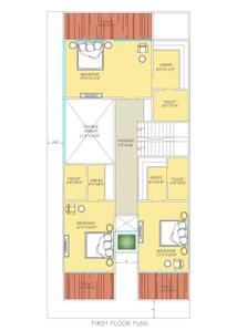 Floor Plan Image of 2045 Sq.ft 5 BHK Villa for sale in Kanadiya Indore for Rs. 39900000