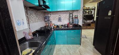 Kitchen Image of 1050 Sq.ft 2 BHK Apartment / Flat for sale in Vir Asha Harmony, Ghansoli Navi Mumbai for Rs. 12000000