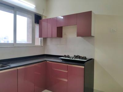 Kitchen Image of 650 Sq.ft 1 BHK Apartment / Flat for rent in Lodha Splendora, Thane West Thane for Rs. 21000
