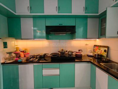 Kitchen Image of 1216 Sq.ft 2 BHK Apartment / Flat for sale in Sai Purvi Symphony by Sai Purvi Developers, Gunjur Village Bengaluru for Rs. 14800000