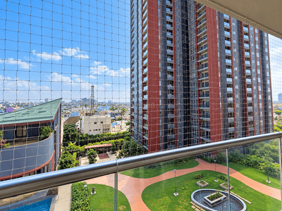 Balcony Image of 1793 Sq.ft 3 BHK Apartment / Flat for rent in Brigade Residences, Perungudi Chennai for Rs. 140000