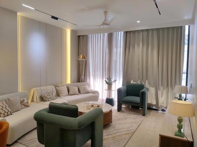 Living Room Image of 4000 Sq.ft 4 BHK Builder Floor for rent in Sector 43 Gurgaon for Rs. 120000
