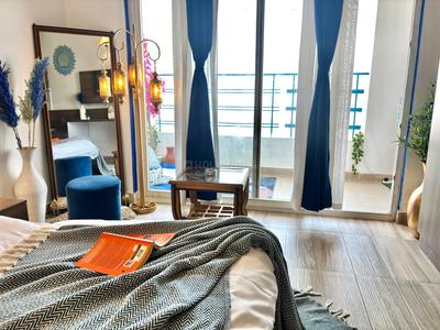 Bedroom Image of 435 Sq.ft Studio Studio for rent in Paramount Pine And Oak Studio, Surajpur Greater Noida for Rs. 15000