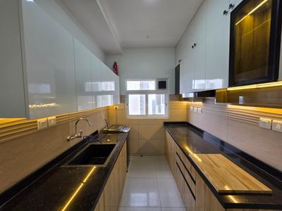 Kitchen Image of 550 Sq.ft 1 BHK Apartment / Flat for rent in Eden Park At The Prestige City, Sarjapur Bengaluru for Rs. 32000
