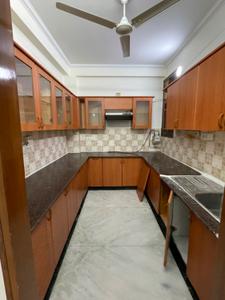 Kitchen Image of 1800 Sq.ft 3 BHK Builder Floor for rent in Shivalik New Delhi for Rs. 75000