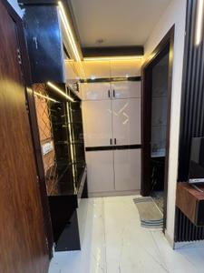 Kitchen Image of 500 Sq.ft 2 BHK Builder Floor for rent in Dwarka Mor New Delhi for Rs. 21000