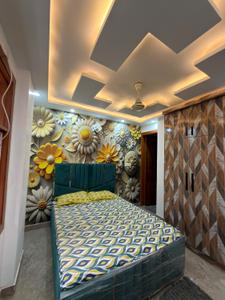 Bedroom Image of 650 Sq.ft 2 BHK Builder Floor for rent in Dwarka Mor New Delhi for Rs. 25000
