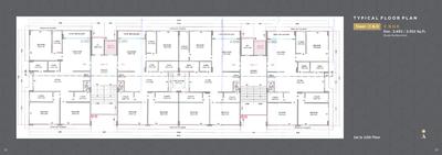 Image of 2493 Sq.ft 3 BHK Apartment / Flat for sale in Vesu, Surat for Rs. 15818085