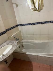 Bathroom Image of 850 Sq.ft 1 BHK Apartment / Flat for rent in Karelibagh Vadodara for Rs. 15000