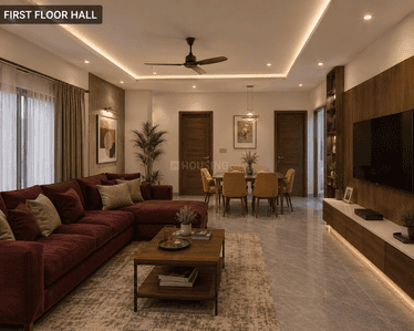 Living Room Image of 1600 Sq.ft 3 BHK Independent House for sale in Sector 8 Gurgaon for Rs. 12485000