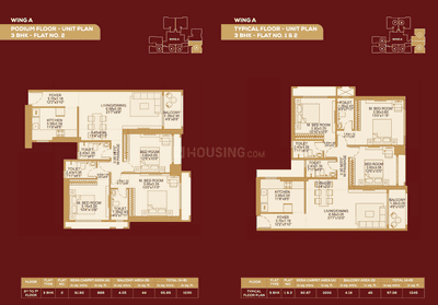 Image of 1200 Sq.ft 3 BHK Apartment / Flat for sale in Dosti 604, Thane West, Thane for Rs. 24300000