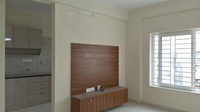 Living Room Image of 700 Sq.ft 1 BHK Apartment / Flat for rent in Kaggadasapura Bengaluru for Rs. 30000