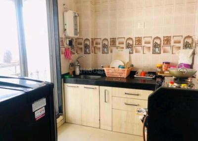 Kitchen Image of 700 Sq.ft 1 BHK Apartment / Flat for rent in Gharkul Complex, Kharghar Navi Mumbai for Rs. 25000