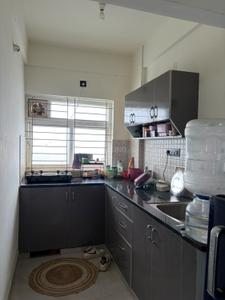 Kitchen Image of 600 Sq.ft 1 BHK Apartment / Flat for rent in Whitefield Bengaluru for Rs. 27500