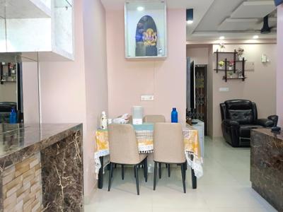 Dining Area Image of 980 Sq.ft 2 BHK Apartment / Flat for rent in Riya Manbhari Ananya, Harinavi Kolkata for Rs. 20000
