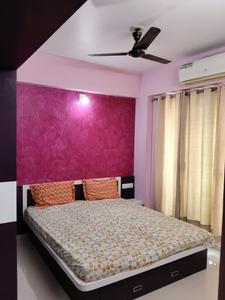 Bedroom Image of 1400 Sq.ft 3 BHK Apartment / Flat for rent in Shree Sopan Pratishtha, Kudasan Gandhinagar for Rs. 30000