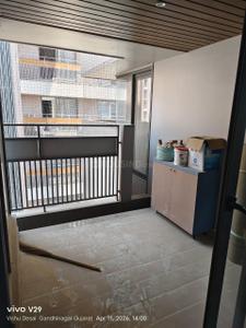 Balcony Image of 2025 Sq.ft 3 BHK Apartment / Flat for rent in Sharnam Aayan, Adalaj Gandhinagar for Rs. 25000