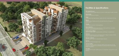 Image of 1355 Sq.ft 3 BHK Apartment / Flat for sale in Dhirenpara, Guwahati for Rs. 8309000