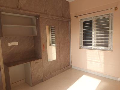 Bedroom Image of 670 Sq.ft 1 BHK Builder Floor for rent in Mahadevapura Bengaluru for Rs. 23000