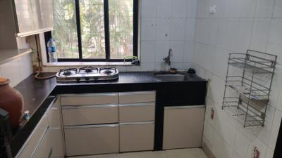 Kitchen Image of 490 Sq.ft 1 BHK Apartment / Flat for rent in Kalash Udhyan Complex, Kopar Khairane Navi Mumbai for Rs. 30000