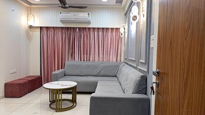 Living Room Image of 1500 Sq.ft 3 BHK Apartment / Flat for rent in Adani Amogha, Shantigram Ahmedabad for Rs. 55000