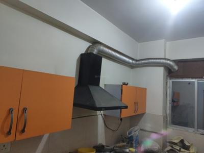Kitchen Image of 1235 Sq.ft 3 BHK Apartment / Flat for rent in Kashyap Green Brahma Complex, Mustafapur Patna for Rs. 20000