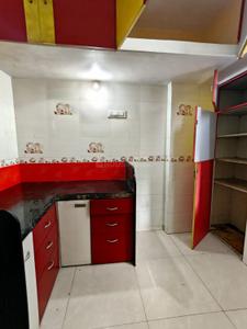 Kitchen Image of 580 Sq.ft 1 BHK Apartment / Flat for rent in Lok Puram Extn, Thane West Thane for Rs. 29000