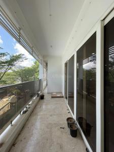 Balcony Image of 2500 Sq.ft 3 BHK Apartment / Flat for rent in Jubilee Hills Hyderabad for Rs. 100000