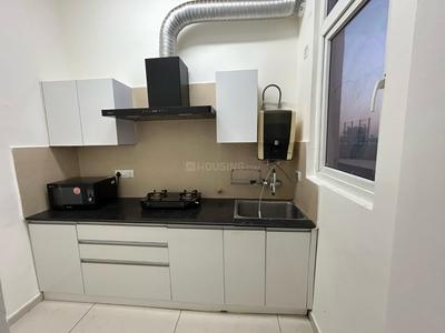 Kitchen Image of 650 Sq.ft 1 BHK Apartment / Flat for rent in Green Lotus Avenue, PR7 Airport Road Zirakpur for Rs. 23000