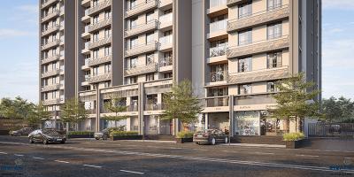 Image of 1300 Sq.ft 2 BHK Apartment / Flat for sale in Happy Uptown, Bopal, Ahmedabad for Rs. 6000000