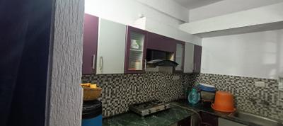 Kitchen Image of 840 Sq.ft 1 BHK Independent House for rent in Soumya Vedanta Apartment, Mandideep Bhopal for Rs. 7000