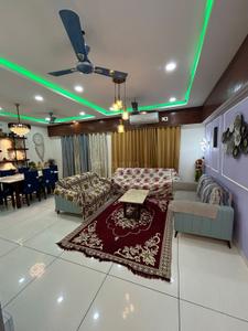 Hall Image of 2150 Sq.ft 3 BHK Apartment / Flat for rent in Darshanam Club Life, Undera Vadodara for Rs. 45000