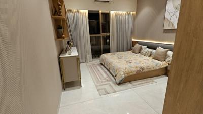 Bedroom Image of 1400 Sq.ft 3 BHK Apartment / Flat for sale in Purvankara One Park Avenue 1, Thane West Thane for Rs. 30000000