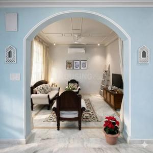 Hall Image of 1200 Sq.ft 3 BHK Apartment / Flat for rent in Shree RK Elinora, Zadeshwar Bharuch for Rs. 18000