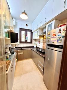 Kitchen Image of 1700 Sq.ft 3 BHK Builder Floor for rent in Sector 22 Gurgaon for Rs. 58000