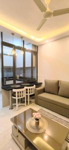 Hall Image of 450 Sq.ft 1 BHK Apartment / Flat for rent in Kolshet Thane for Rs. 35000