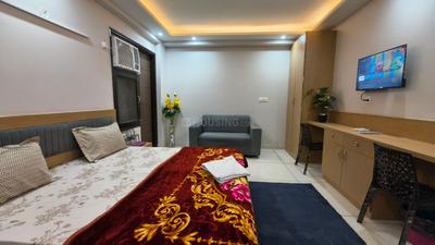 Bedroom Image of 500 Sq.ft 1 RK Builder Floor for rent in Vipul World, Sector 48 Gurgaon for Rs. 28000