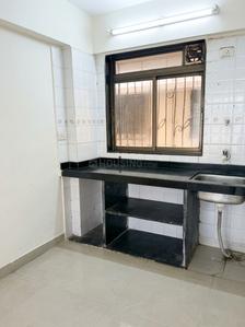 Kitchen Image of 600 Sq.ft 1 BHK Apartment / Flat for rent in Kandivali West Mumbai for Rs. 38000