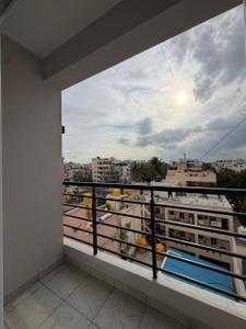 Balcony Image of 700 Sq.ft 1 BHK Builder Floor for rent in HSR Layout Bengaluru for Rs. 33000