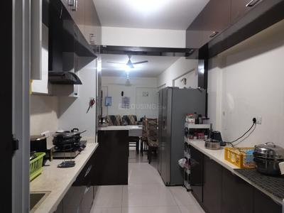 Kitchen Image of 1285 Sq.ft 3 BHK Apartment / Flat for sale in Trendz Whispering Woods, Deepanagar Mysore for Rs. 8000000