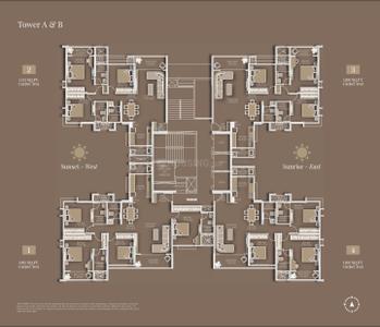 Image of 2200 Sq.ft 4 BHK Apartment / Flat for sale in Tulip Infinity Avana, Punawale, Pune for Rs. 22500000