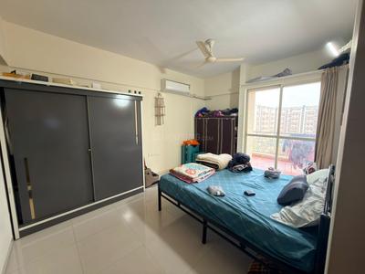 Bedroom Image of 1000 Sq.ft 2 BHK Apartment / Flat for rent in Nyati Ethos, Mohammed Wadi Pune for Rs. 22000