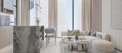Living Room Image of 398 Sq.ft 1 BHK Apartment / Flat for sale in Al Satwa Dubai for Rs. 29968434