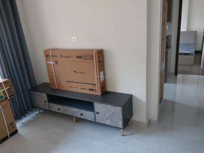 Living Room Image of 550 Sq.ft 1 BHK Apartment / Flat for rent in Veena Synergy, Andheri East Mumbai for Rs. 65000