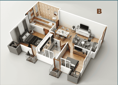 Image of 906 Sq.ft 2 BHK Apartment / Flat for sale in Six Mile, Guwahati for Rs. 5100000