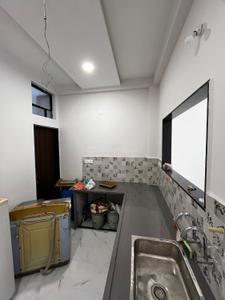 Kitchen Image of 600 Sq.ft 1 BHK Builder Floor for rent in Mahalakshmi Nagar Indore for Rs. 13500