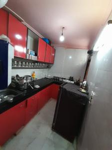 Kitchen Image of 830 Sq.ft 2 BHK Apartment / Flat for sale in Neelkanth apartment, DLF Farms New Delhi for Rs. 3500000