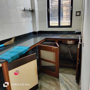 Kitchen Image of 550 Sq.ft 1 BHK Builder Floor for rent in Kalyani Nadia for Rs. 7500